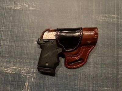 Kimber Micro9 or Springfield911 Leather Holster